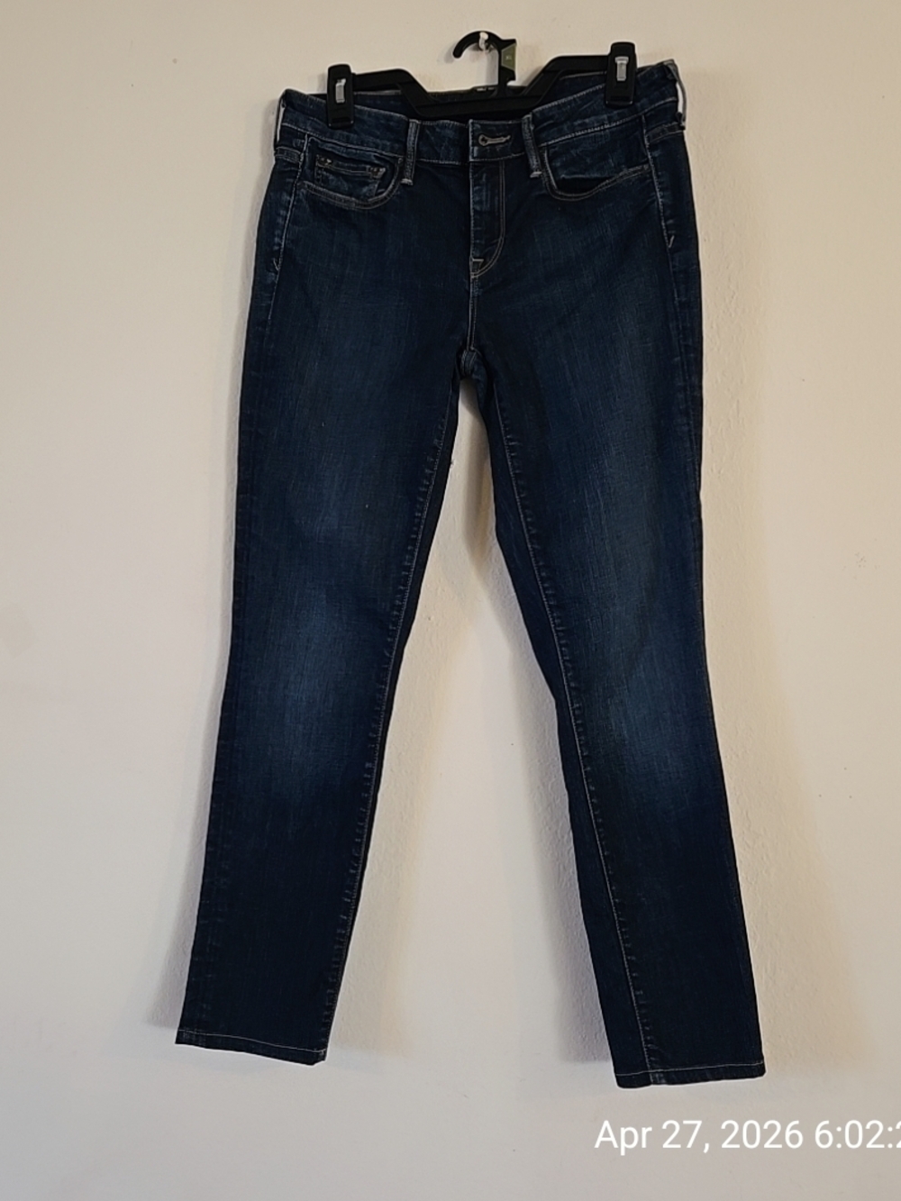 Vince Dark Indigo Skinny Jeans